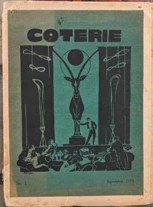 Item #90642 Coterie, September 1919. Aldus Huxley, Conrad Aiken, Edith Sitwell, A. E. Coppard