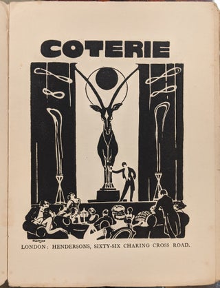 Coterie, September 1919