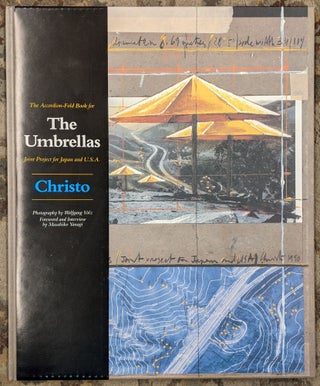 Item #90939 The Accordion-Fold Book of The Umbrellas, Joint Project for Japan and U.S.A. Christo
