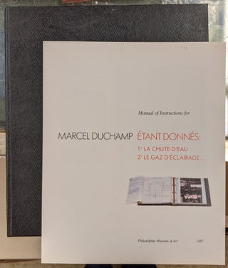 Item #91056 Manual of Instructions for Etant Donnes. Marcel Duchamp