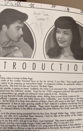 The Betty Page 3-D Picture Books