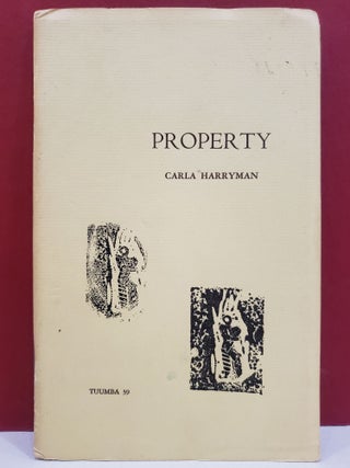 Item #91599 Tuumba 39: Property. Carla Harryman