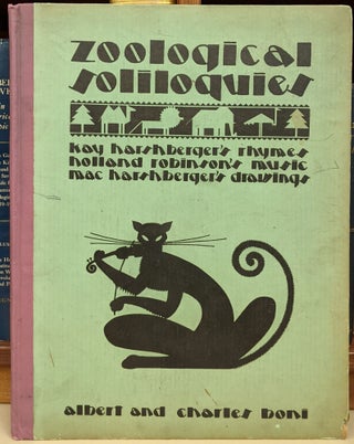Item #91616 Zoological Soliloquies. Kay Harshberger, Holland Robinson, Mac Harshberger