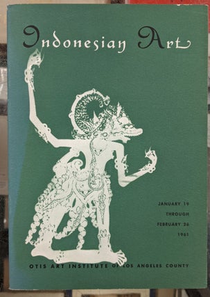Item #92083 Indonesian Art, January 19 through February 26 1961. Otis Art Institute