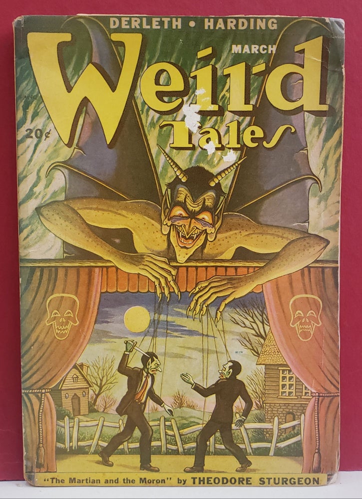 Item #94246 Weird Tales: March 1949. Theodore Sturgeon August Derleth, Allison V. Harding, Robert Bloch.