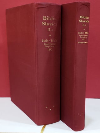 Biblia: to jest Księgi Starego i Nowego Przymierza: Nieśwież, Zasław 1571-1572, 2 Vol. Set