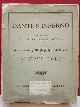 Item #94444 Dante's Inferno, Parts 1-16. Henry Francis Cary Dante Alighieri, Gustave Doré,...