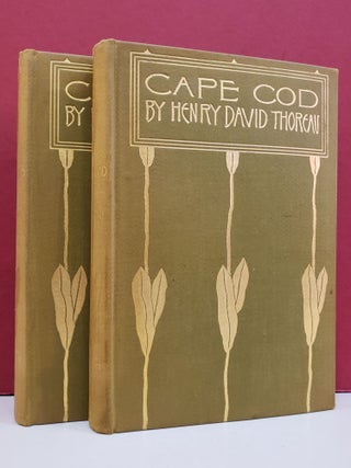 Item #94505 Cape Cod, 2 Vol. Set. Amelia M. Watson Henry David Thoreau, illstr