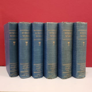 Item #94535 The Works of Lord Byron, 13 Vol. Set. Ernest Hartley Coleridge ron