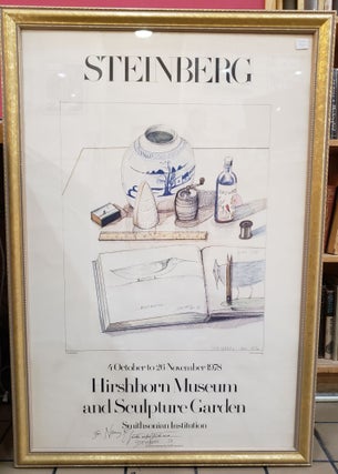 Item #94624 Hirshhorn Museum and Sculpture Garden Exhibition Poster after Steinberg. Saul Steinberg