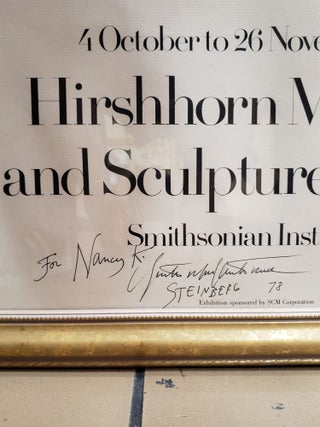 Hirshhorn Museum and Sculpture Garden Exhibition Poster after Steinberg