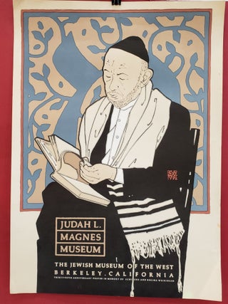 Item #94720 The Jewish Museum of The West Berkeley, California Poster. David Lance Goines