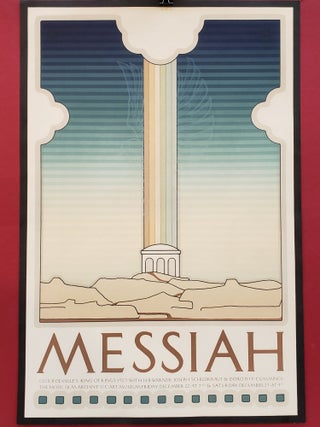 Item #94726 Messiah: The Pacific Film Archive poster. David Lance Goines