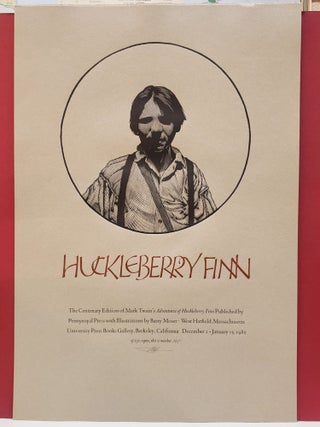 Item #94745 Huckleberry Finn Poster. Barry Moser