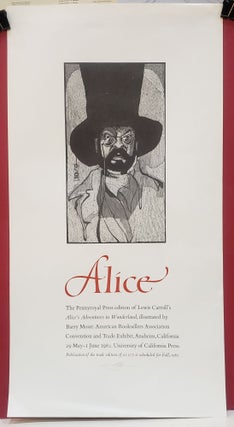 Item #94746 Alice Broadside poster. Barry Moser