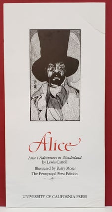 Item #94748 Alice Broadside Foamcore. Barry Moser