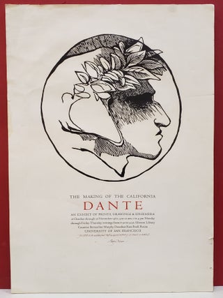 Item #94750 The Making of California Dante Foam Core Poster. Barry Moser