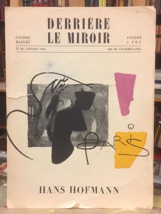 Item #94774 Derrière le Miroir, No. 46 - Janvier 1949: Hans Hofmann. Aimé Maeght Hans...