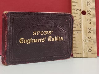 Item #94794 Spons' Tables and Memoranda for Engineers (Twelfth Edition). J. T. Hurst