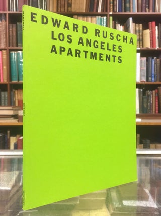 Item #94803 Edward Ruscha: Los Angeles Apartments. Richard Marshall Edward Ruscha
