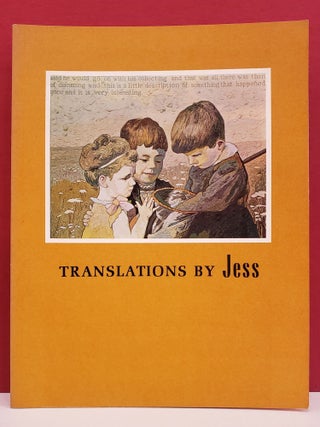 Item #95016 Translations by Jess. Robert Duncan Jess, introduction
