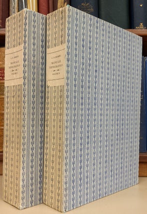 Item #95543 Manuale Tipografico del Cavaliere Giambattista Bodoni, 2 vol. (281). G B. Bodoni