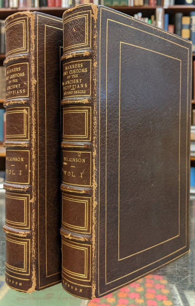Item #96204 A Second Series of the Manners and Customs of the Ancient Egyptians, 2 vol. (10). J. Gardner Wilkinson.