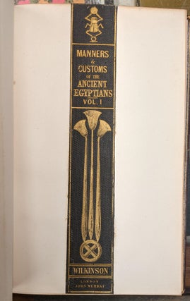 A Second Series of the Manners and Customs of the Ancient Egyptians, 2 vol. (10)