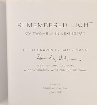 Remembered Light: Cy Twombly in Lexington
