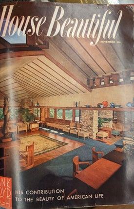 Excerpts from various architectural magzines featuring Frank Lloyd Wright