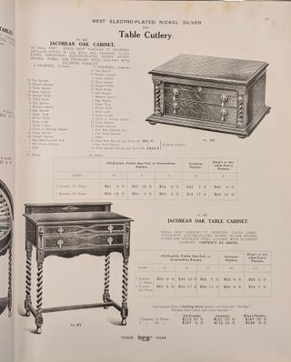 Catalogue of James Dixon & Sons Ltd. Silversmiths, Cornish Place, Sheffield, London, Melbourne, Sydney