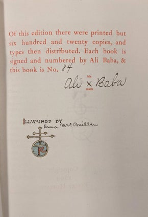 So this then is The Appreciation of Ali Baba of East Aurora as Discreetly and Delectably Done by His Friend Fra Elbertus (also of East Aurora)