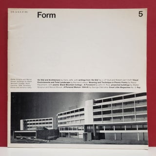 Item #96878 Form No. 5, September 1967. Mike Weaver Philip Steadman, Stephen Bann