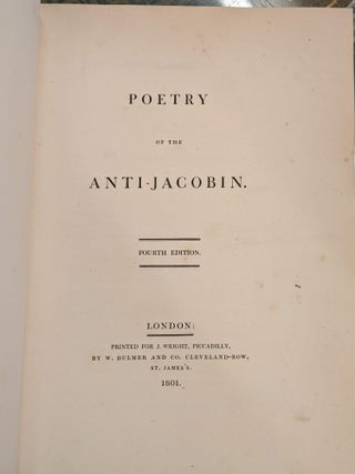 Poetry of the Anti-Jacobin (Fourth Edition)