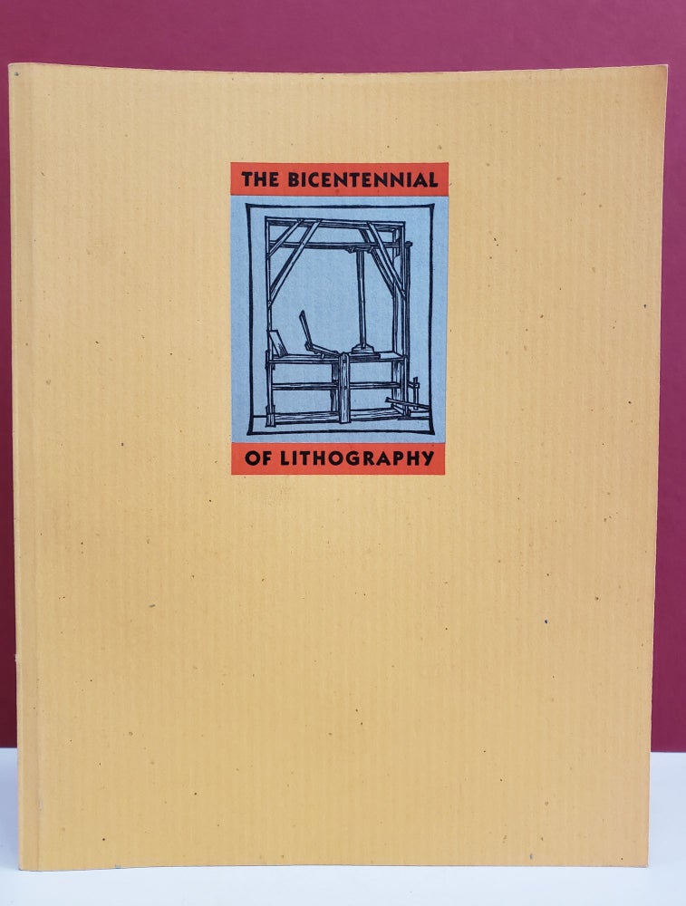 Item #97311 Bicentennial of Lithography: A Keepsake for the Members of the Book Club of California. Michael Twyman.