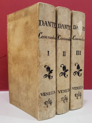 Item #97549 Commedia, 3 Vols. Dante Aligheri
