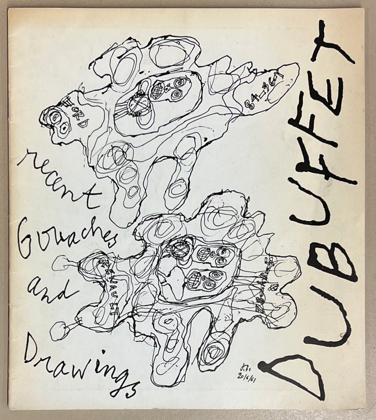 Item #97860 Dubuffet: Recent Gouaches and Drawings. David Sylvester Jean Dubuffet.