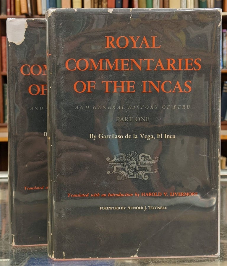 Item #97935 Royal Commentaries of the Incas and General History of Peru, 2 vol. El Inca Garciloaso de la Vega.