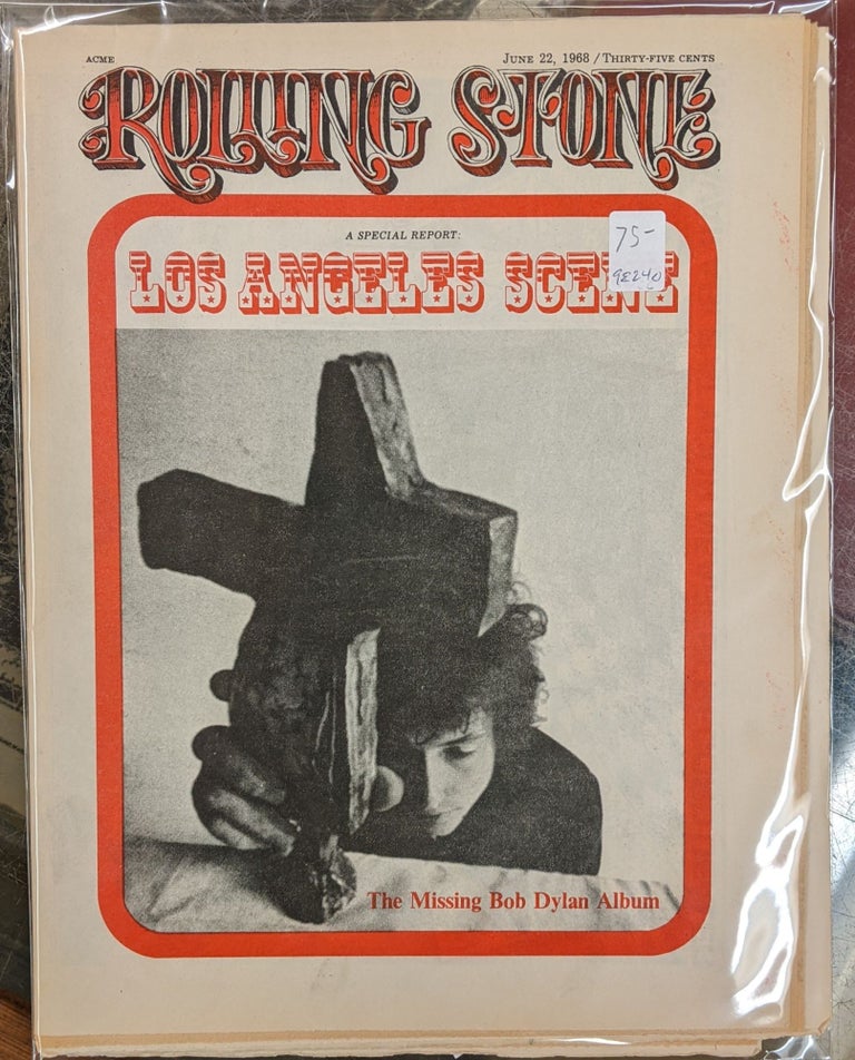 Item #98240 Rolling Stone, June 22, 1968. Jann Wenner.