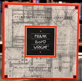 Item #98372 Frank Lloyd Wright Architectural Rubber Stamp Set. Frank Lloyd Wright