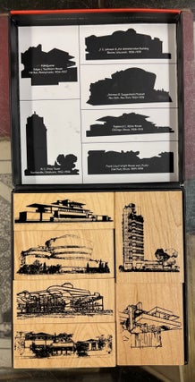 Frank Lloyd Wright Architectural Rubber Stamp Set