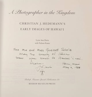 A Photographer in the Kingdom: Christian J. Hedemann's Early Images of Hawai'i