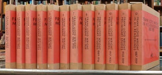 Item #98421 Frank Lloyd Wright Monographs, 12 vol. Frank Lloyd Wright, Yukio Futgawa, Bruce...