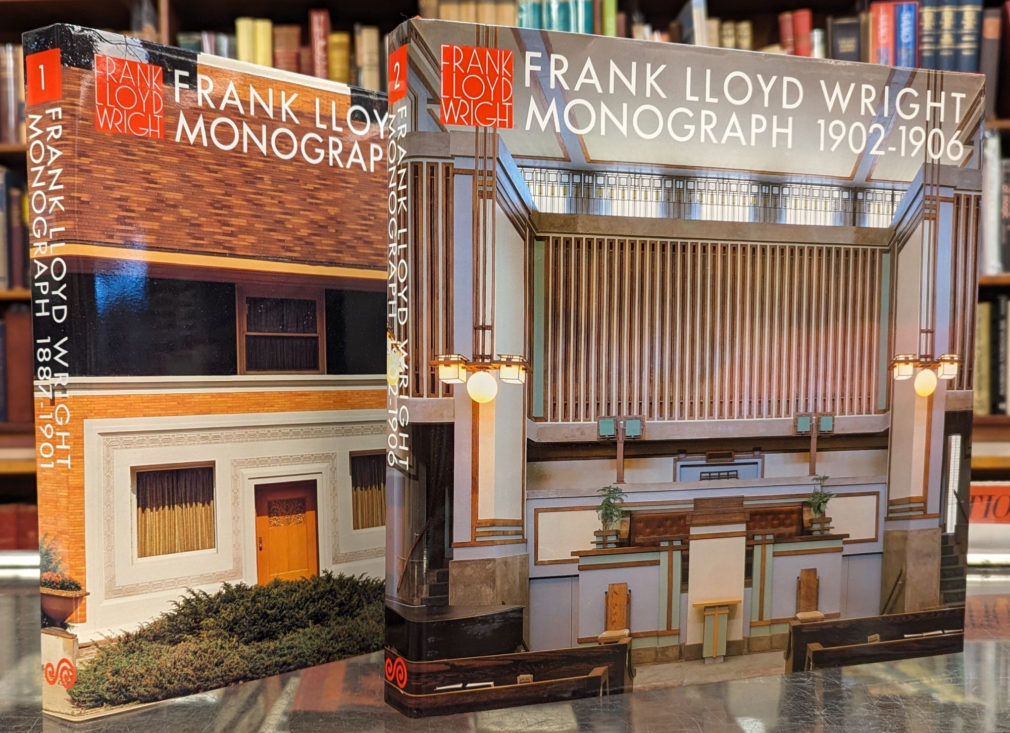 Frank Lloyd Wright Monographs, 12 vol by Frank Lloyd Wright, Yukio Futgawa,  Bruce Brooks Pfeifferr on Moe's Books