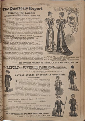 About 10 issues of The Delineator between 1890-1899
