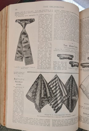About 10 issues of The Delineator between 1890-1899