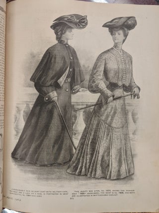Five issues of the Delineator with single issue of the Designer and Punch, 1902-1908