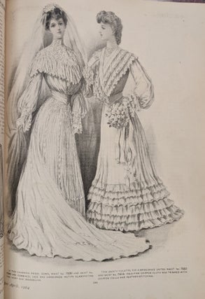 Five issues of the Delineator with single issue of the Designer and Punch, 1902-1908