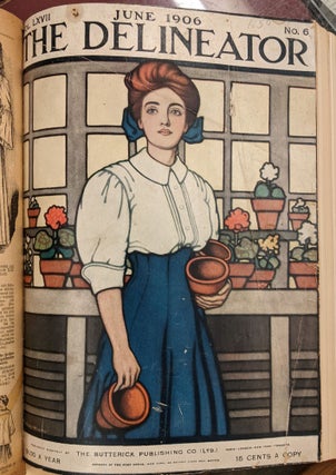 Five issues of the Delineator with single issue of the Designer and Punch, 1902-1908