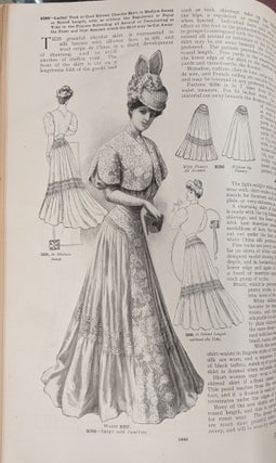 Five issues of the Delineator with single issue of the Designer and Punch, 1902-1908